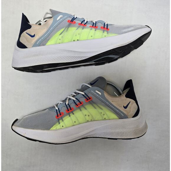 Nike Men's EXP-X14 Obsidian Mist Indigo Force Low Top Running Shoes Sneaker US 8 - Picture 3 of 8